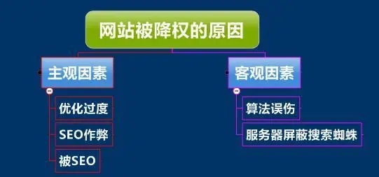 网站被百度搜索引擎降权了我应该怎么做？