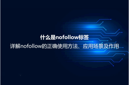 什么是nofollow标签？详解nofollow的正确使用方